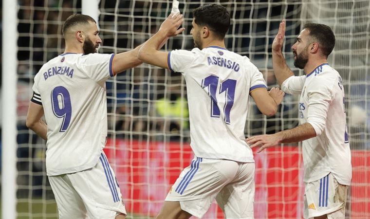 La Liga lideri Real Madrid evinde farklı kazandı