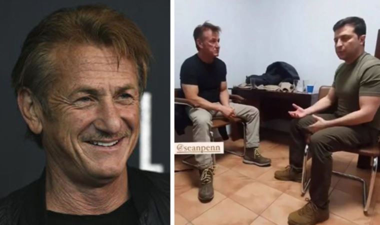 Ünlü aktör Sean Penn, Zelenski ile yaptığı görüşmeyi anlattı: 'Ondan çok etkilendim'