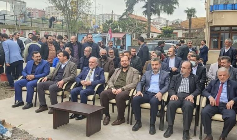 Trabzon'da AKP ile Saadet'i buluşturan tören