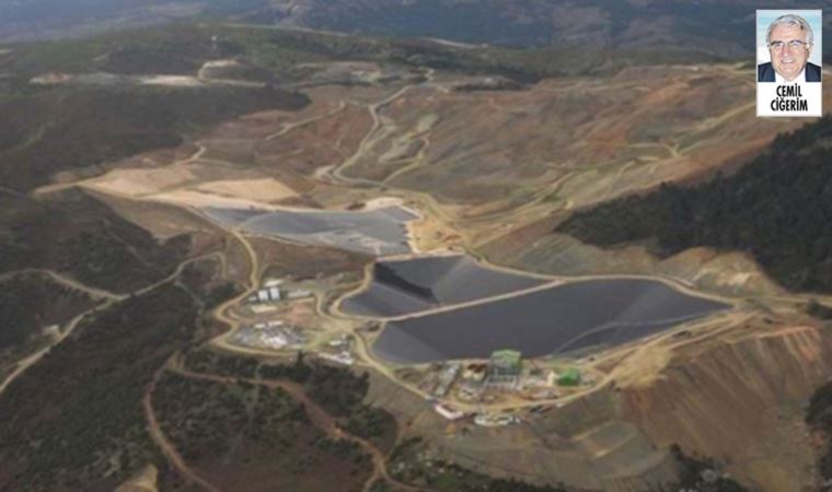 Erzincan'daki altın madeninin atıkları atmosfere verildiği öne sürüldü