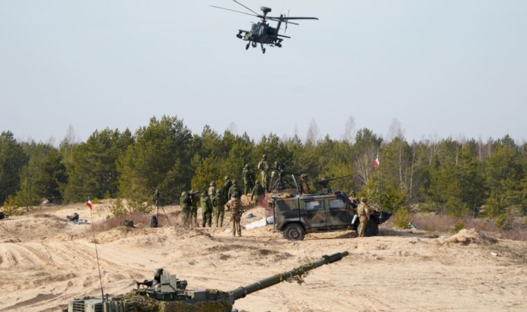 Letonya'da NATO Tatbikatı başladı