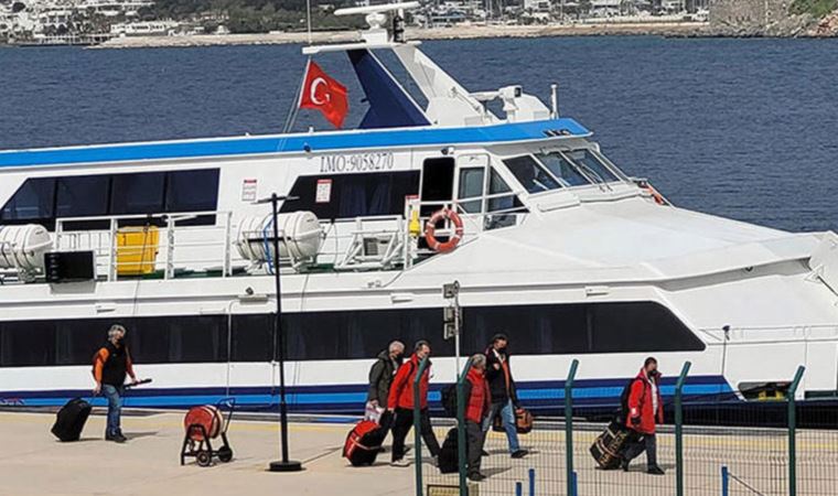 Bodrum - Kos Adası feribot seferleri yeniden başladı