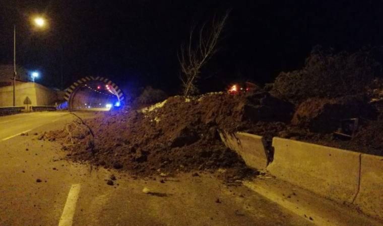 Bolu Dağı Tüneli'nde 4 şerit trafiğe kapatıldı