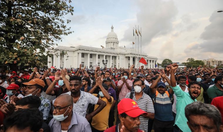 Sri Lanka’da protestoculara müdahale: 1 ölü, 12 yaralı