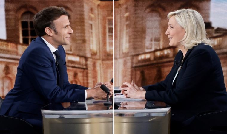 Fransa seçimleri: Macron ve Le Pen canlı yayın tartışmasına karşı karşıya geldi