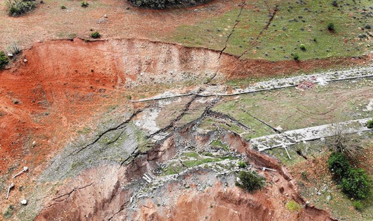 Tokat OSB’de korkutan heyelan (21 Nisan 2022)