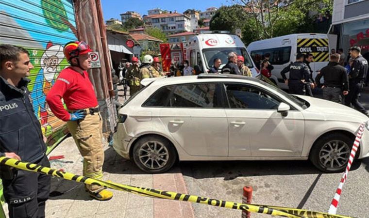 Beykoz'da korkunç kaza! 1 ölü, 1 yaralı (28 Nisan 2022)