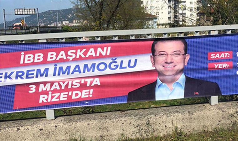 Ekrem İmamoğlu'nun Rize'de afişleri kaldırılması olayı TBMM gündemine taşındı