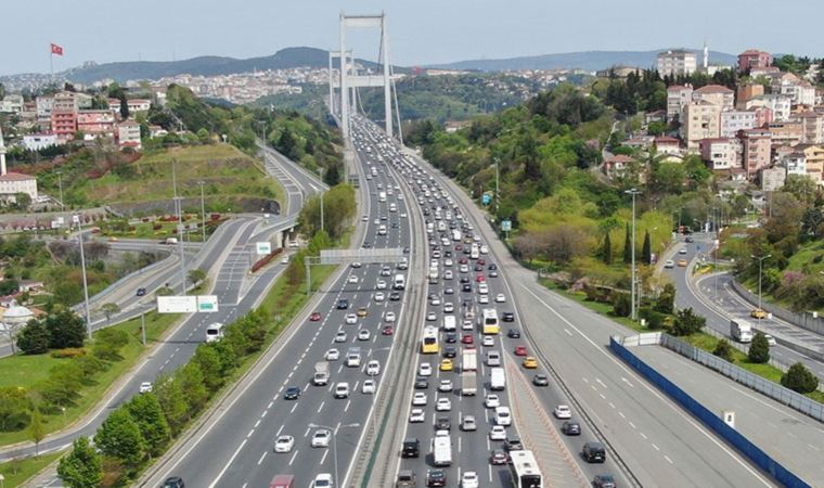 İstanbul'da bayram öncesinde trafik yoğunluğu