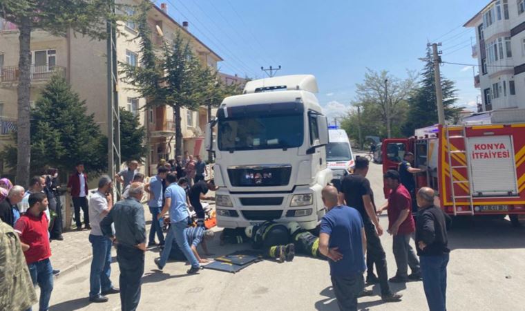 TIR'ın çarptığı bisikletin sürücüsü öldü