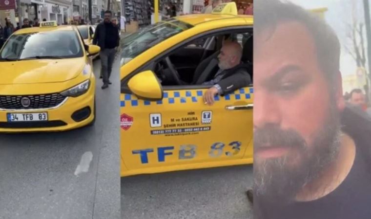 Sadece turist alan boş taksileri görüntüledi taksicilerin saldırısına uğradı