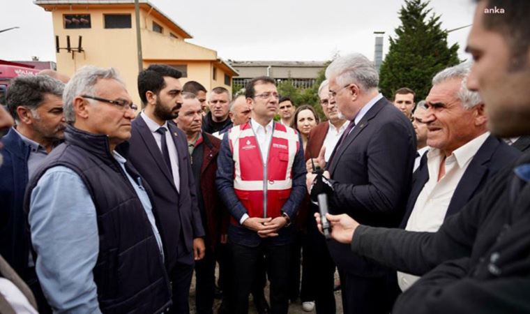 İmamoğlu, Tuzla'da yanan fabrikada incelemelerde bulundu: Alınması gereken çok tedbir var