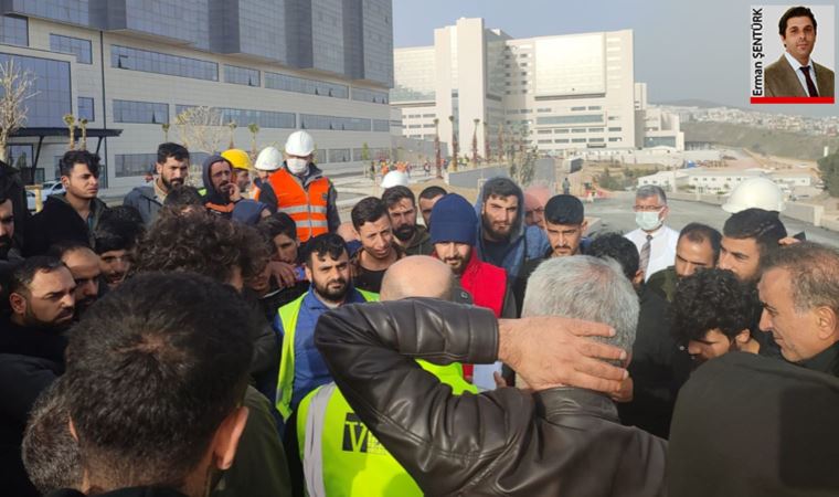 İzmir’de şehir hastanesi işçilerinden maaş isyanı