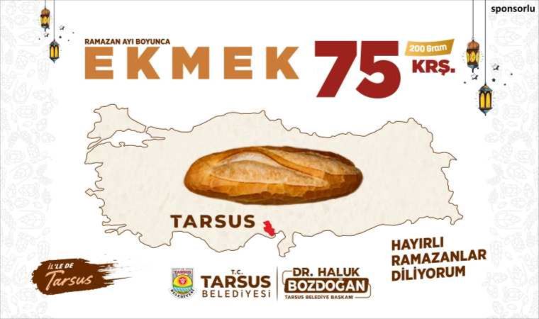 Tarsus zamlara meydan okuyor: Ekmek 75 kuruş