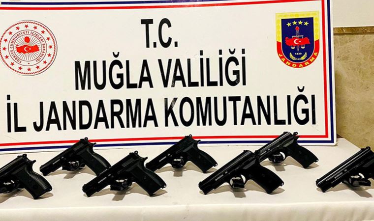 Muğla'da silah kaçakçılarına operasyon