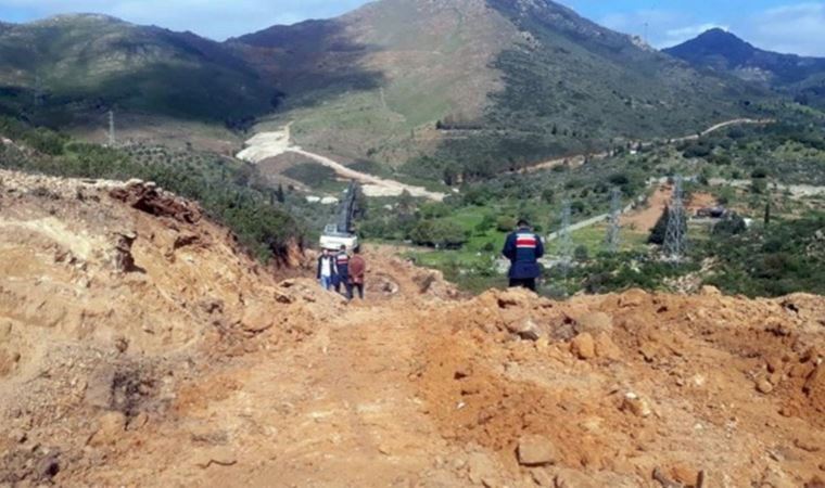 Bodrum'da Hazine arazisindeki hafriyat çalışmasına müdahale edildi