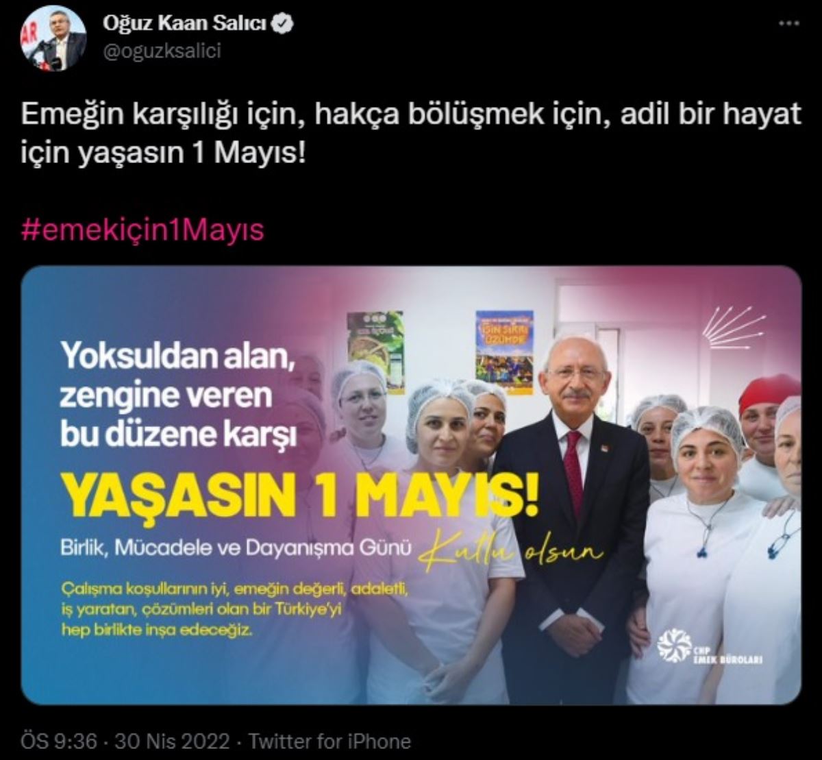 Siyasilerden 1 Mayıs mesajları: 'Bu düzen değişecek...'