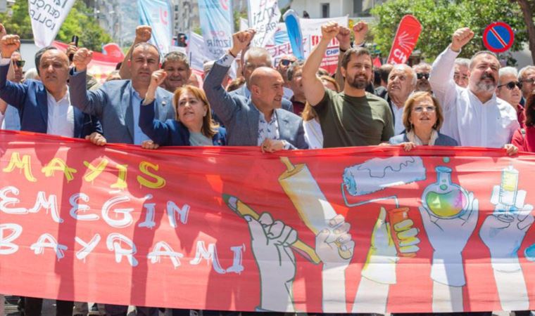 Tunç Soyer 1 Mayıs’ı emekçilerle meydanda kutladı: Açlığımızdan korkun!