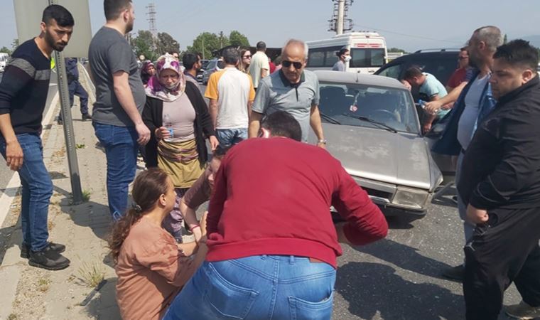 Yaralanan anne çocuklarının 'iyi' haberini alınca kendi acısını unuttu