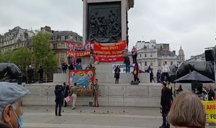 Londra'da 1 Mayıs! Gazeteci Taner Bildik, 1 Mayıs'ı Cumhuriyet için takip etti