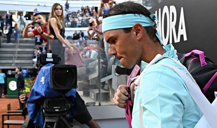 Rafael Nadal, Roma Açık Tenis Turnuvası'na veda etti