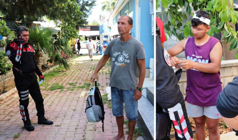 Camide çantası çalındı, yalın ayak hırsızların peşine düştü: 'Bir anda kaçmaya başladılar'