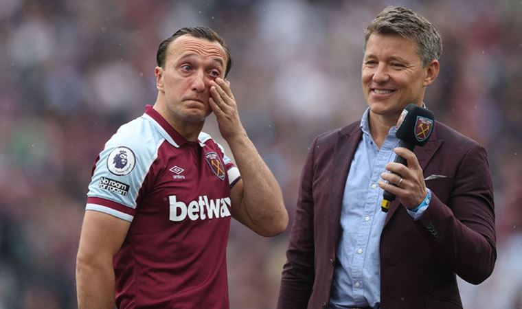 West Ham United'ın kaptanı Mark Noble'ın duygusal vedası