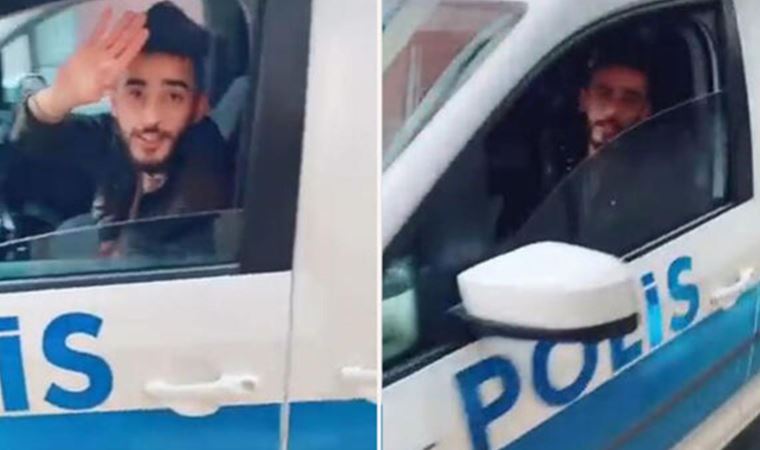 Polis otosuyla video çekti: Sınır dışı edilecek