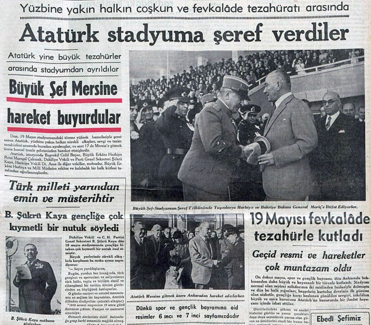 19 Mayıs Atatürk'ü Anma, Gençlik ve Spor Bayramı tarih boyu gazete manşetlerinde nasıl kutlandı?