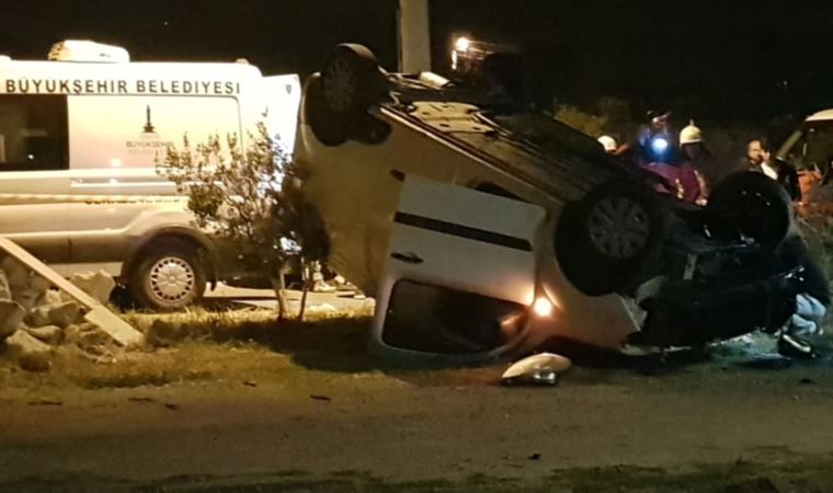 Urla'da feci kaza: Kayaya çaptı, yaşamını yitirdi