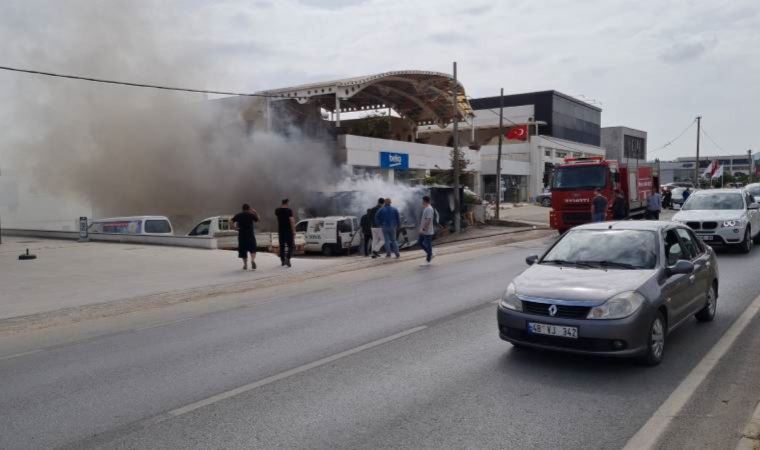 Bodrum’da yangın paniği