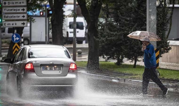 Meteoroloji'den 'Ankara' uyarısı: Gök gürültülü sağanak geliyor