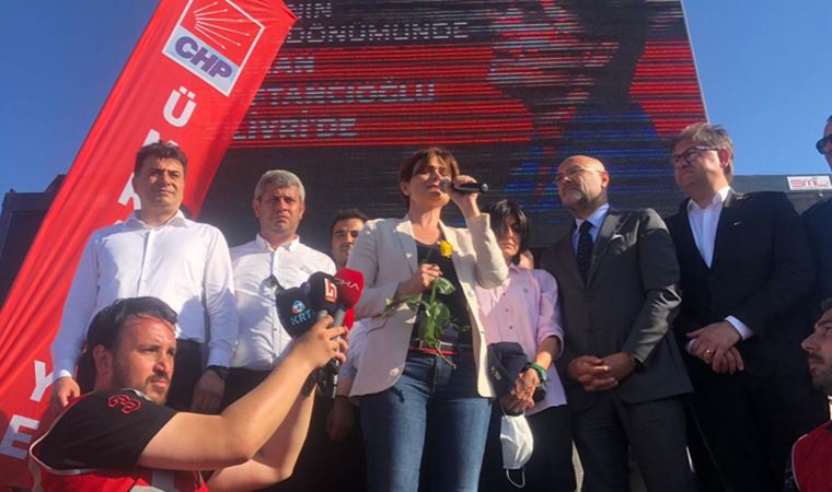 Canan Kaftancıoğlu Silivri Cezaevi önünde: 'Arkadaşlar nerede kalmıştık?' (31 Mayıs 2022) (Video Haber)