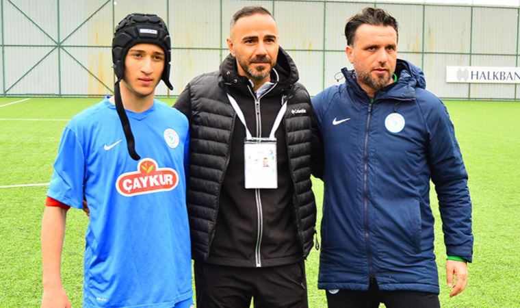 Rizespor'da beyin kanaması geçiren İmran Gür, sahalara döndü