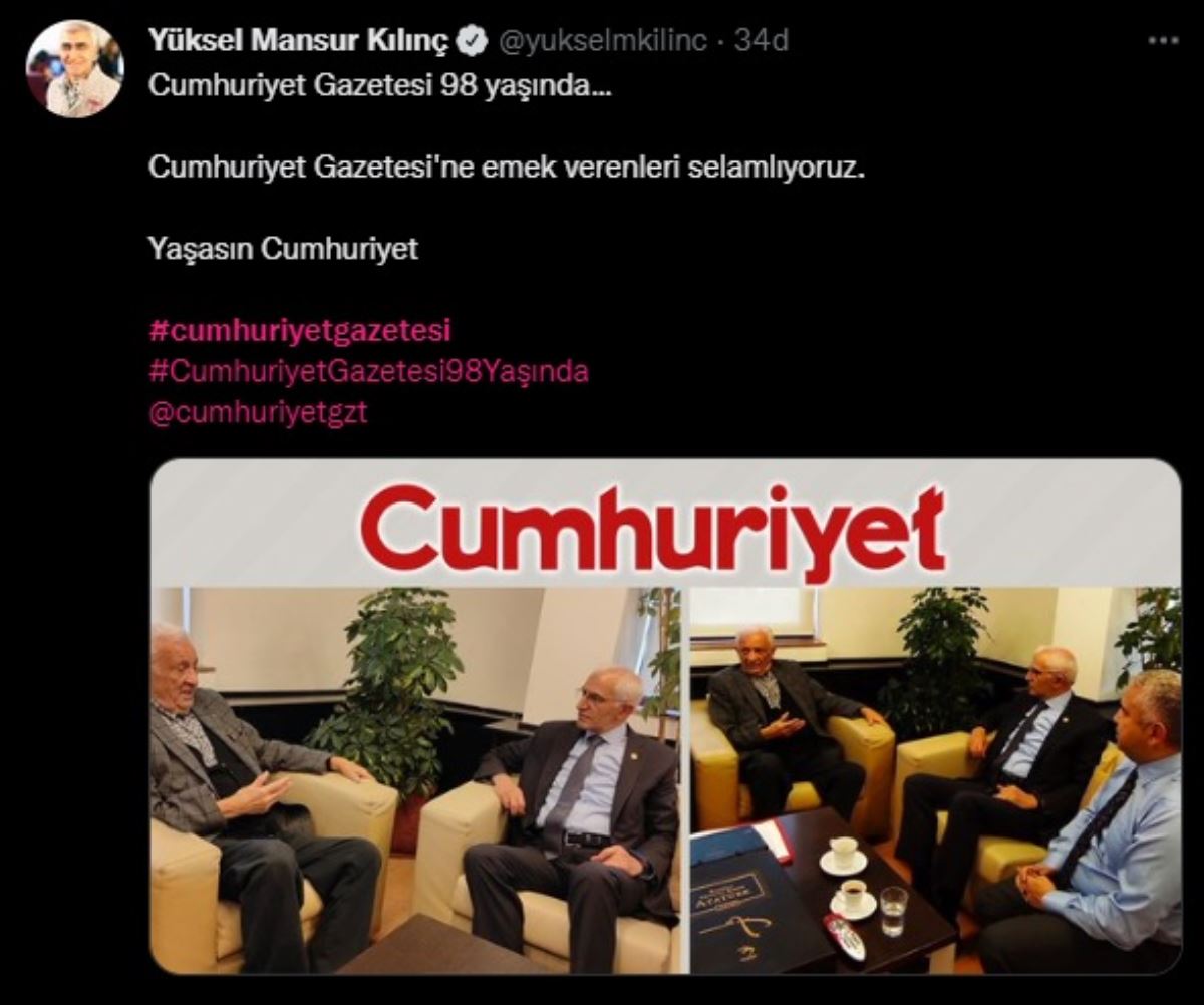 Siyasilerden Cumhuriyet'e yıldönümü mesajları: 'Basınımızın koca çınarı'