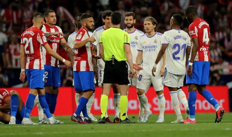 Madrid derbisinde Atletico Madrid, Real Madrid'i mağlup etti