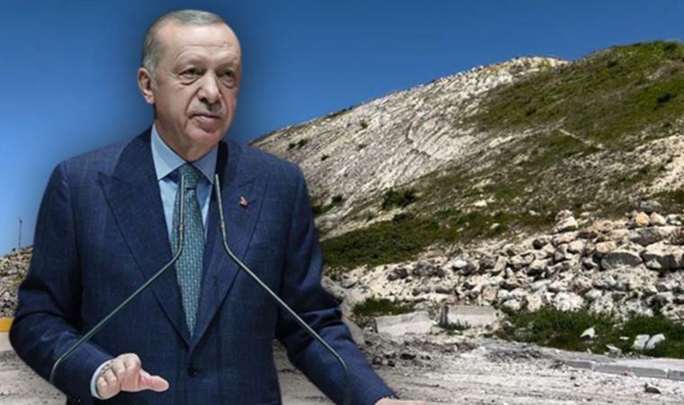 Erdoğan temelini atmıştı: Yol projesinde hafriyat krizi!