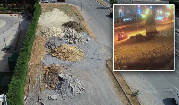 İki mahallede 'hafriyat' isyanı: Plakayı kapatıp yol kenarına döküyorlar