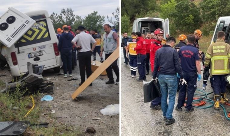 Balıkesir'de feci kaza: Ölü ve yaralılar var