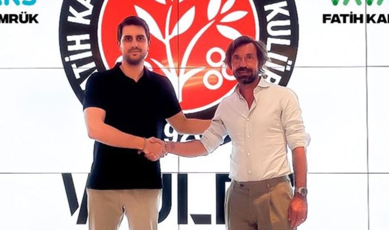 Son Dakika: Fatih Karagümrük, Andrea Pirlo'yu resmen açıkladı