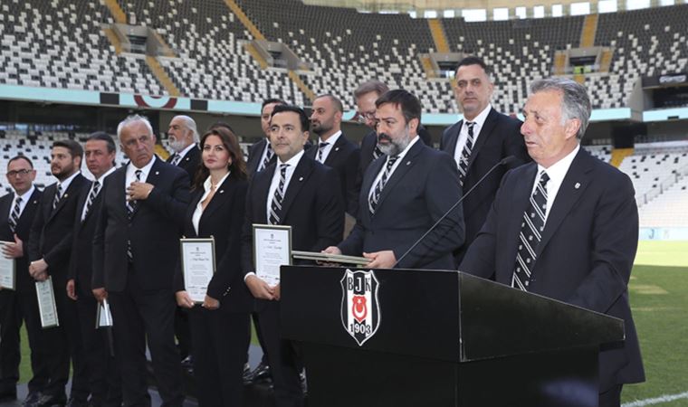 Beşiktaş Kulübünün yeni yönetiminde görev dağılımı yapıldı