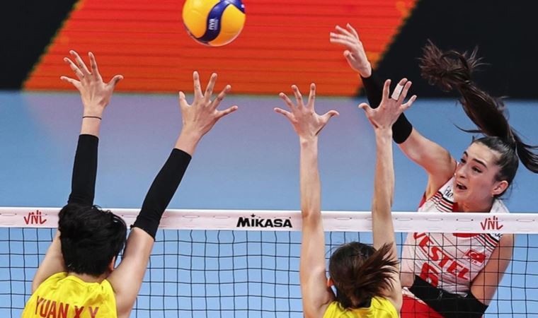 A Milli Kadın Voleybol Takımı, Çin'e 3-1 mağlup oldu