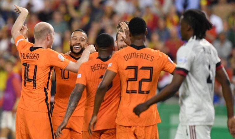 UEFA Uluslar Ligi'nde, Hollanda, deplasmanda Belçika'ya acımadı