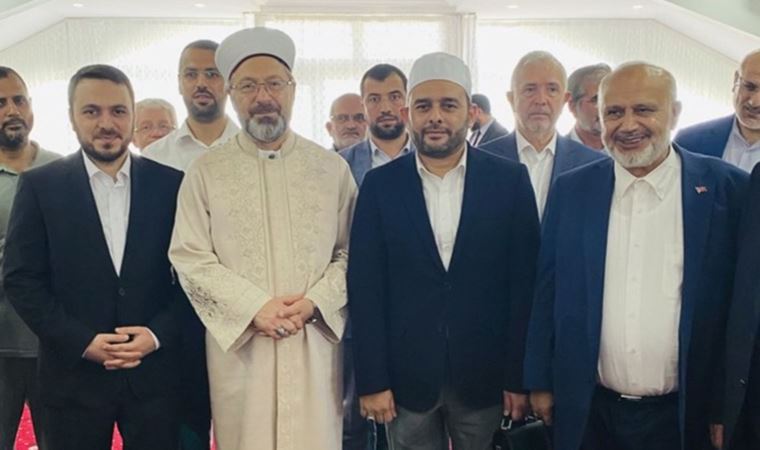 Diyanet İşleri Başkanı Ali Erbaş, hilafet isteyen imamla buluştu