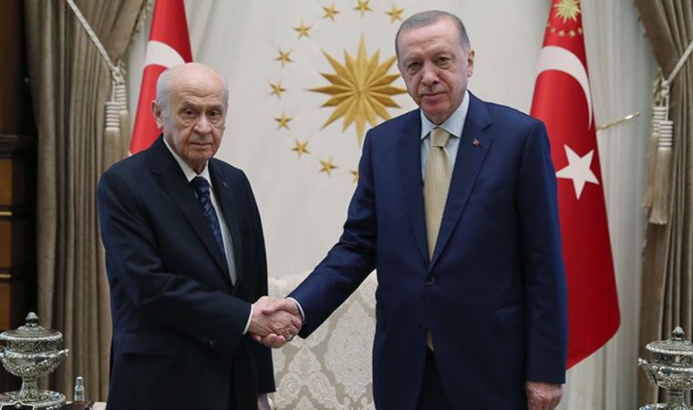 Recep Tayyip Erdoğan ve Devlet Bahçeli, Saray'da bir araya geldi: Gündem Suriye