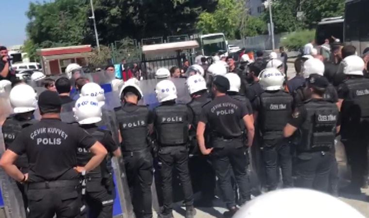 Bakırköy Adliyesi önünde çıkan arbedede 12 gözaltı