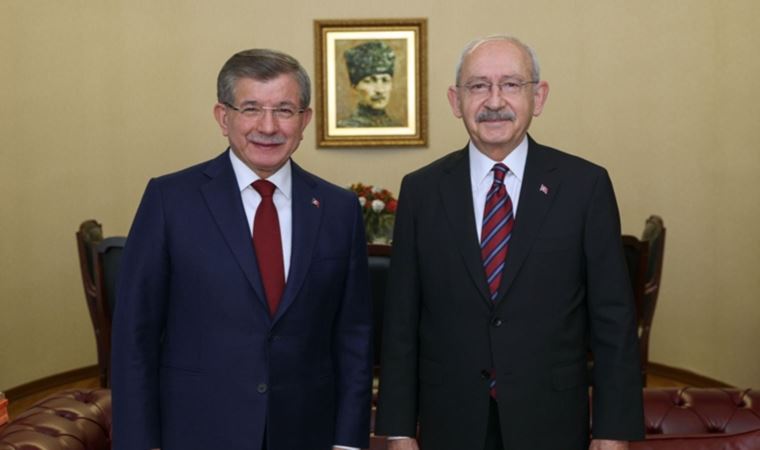 Kılıçdaroğlu, Ahmet Davutoğlu ile bir araya geldi