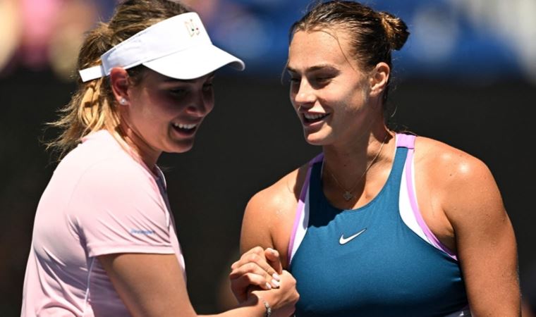 Avustralya Açık'ta Aryna Sabalenka - Magda Linette yarı fnali