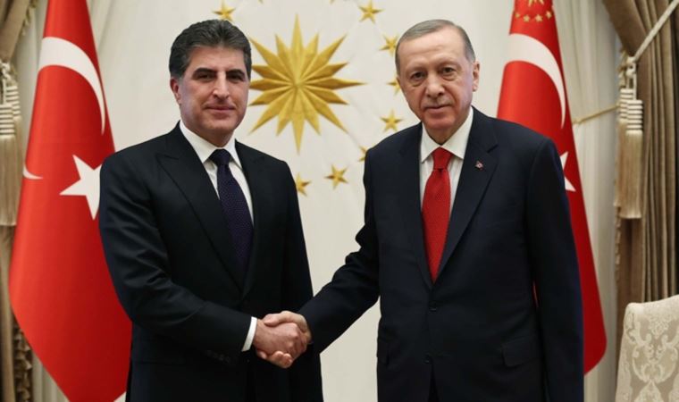 Erdoğan ve Barzani'den görüşme