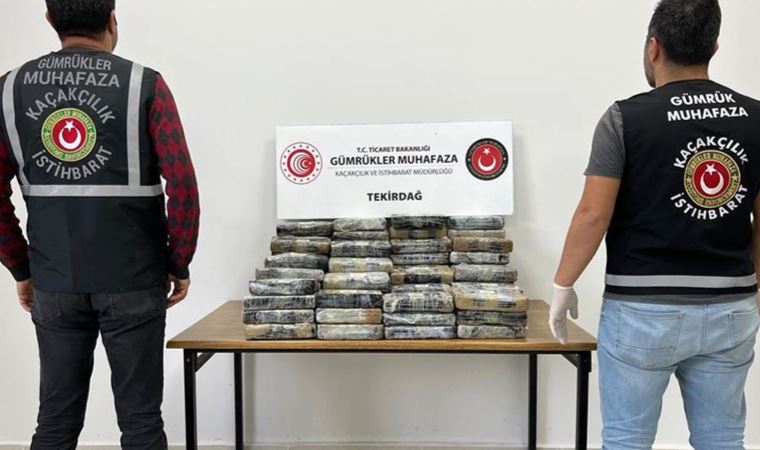 Bu kez adres Tekirdağ Limanı... 114 kilo kokain ele geçirildi